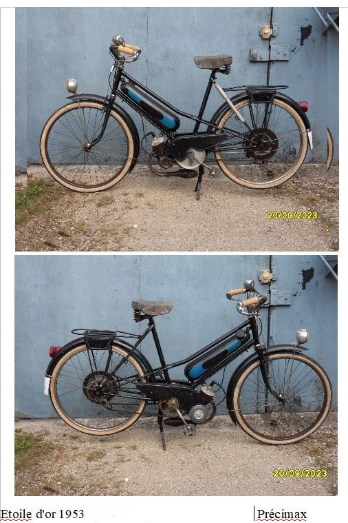 Etoile d or 1953 noir bleu precimax