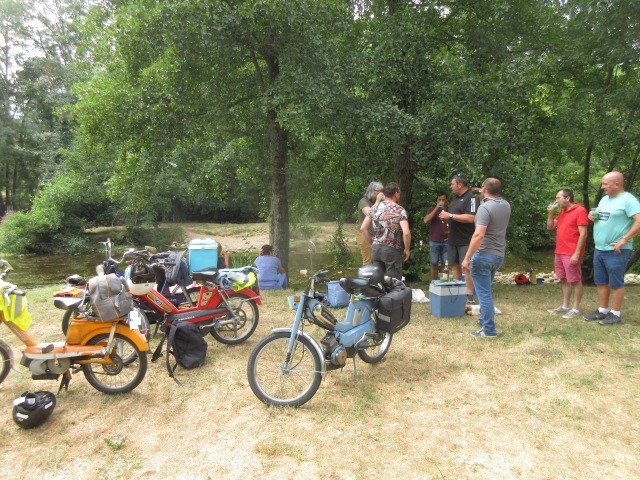 Pause au bord de l'eau