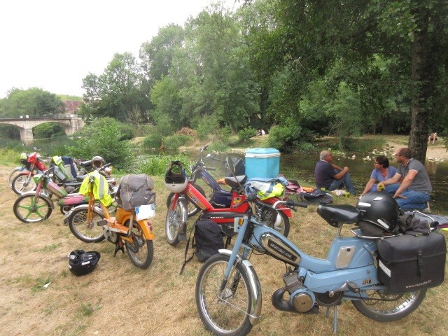 Pause au bord de l'eau