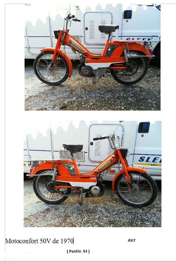 Motoconfort 50v de 1970