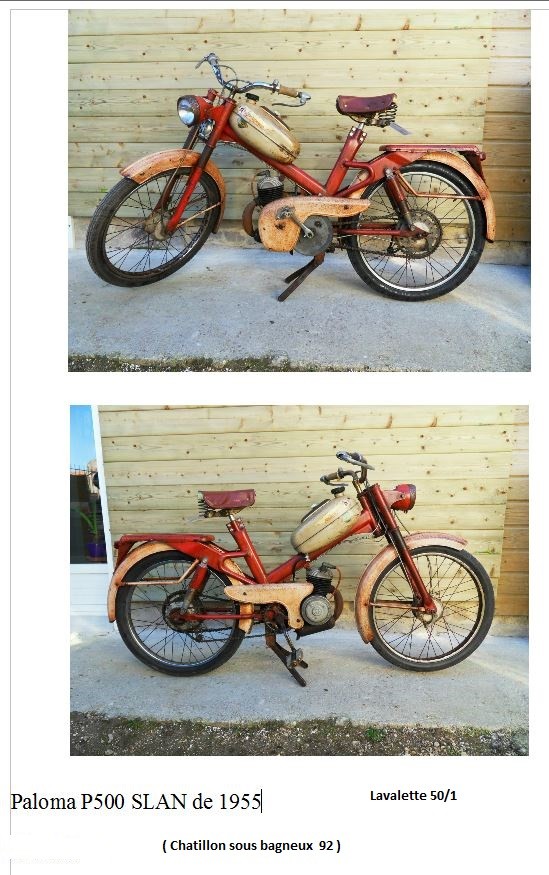 Paloma p500 slan de 1955