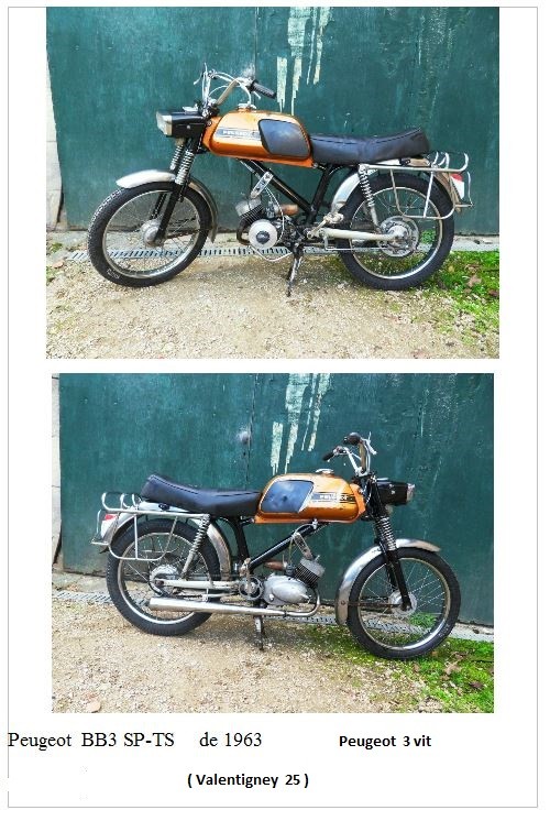 Peugeot bb3 sp ts de 1963