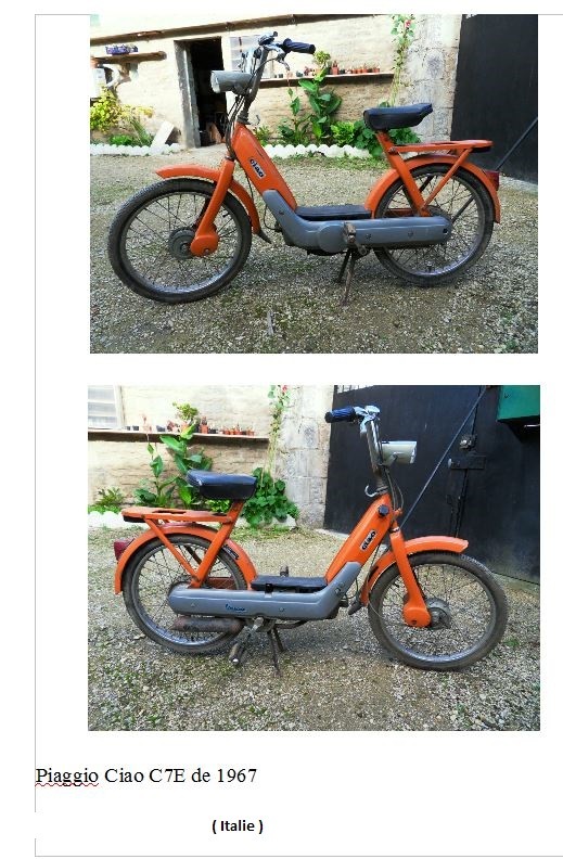 Piaggio ciao c7e de 1967
