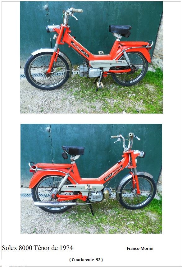 Solex 8000 tenor de 1974