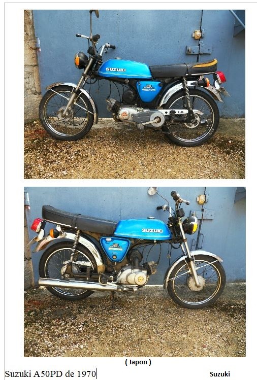 Suzuki a50pd de 1970